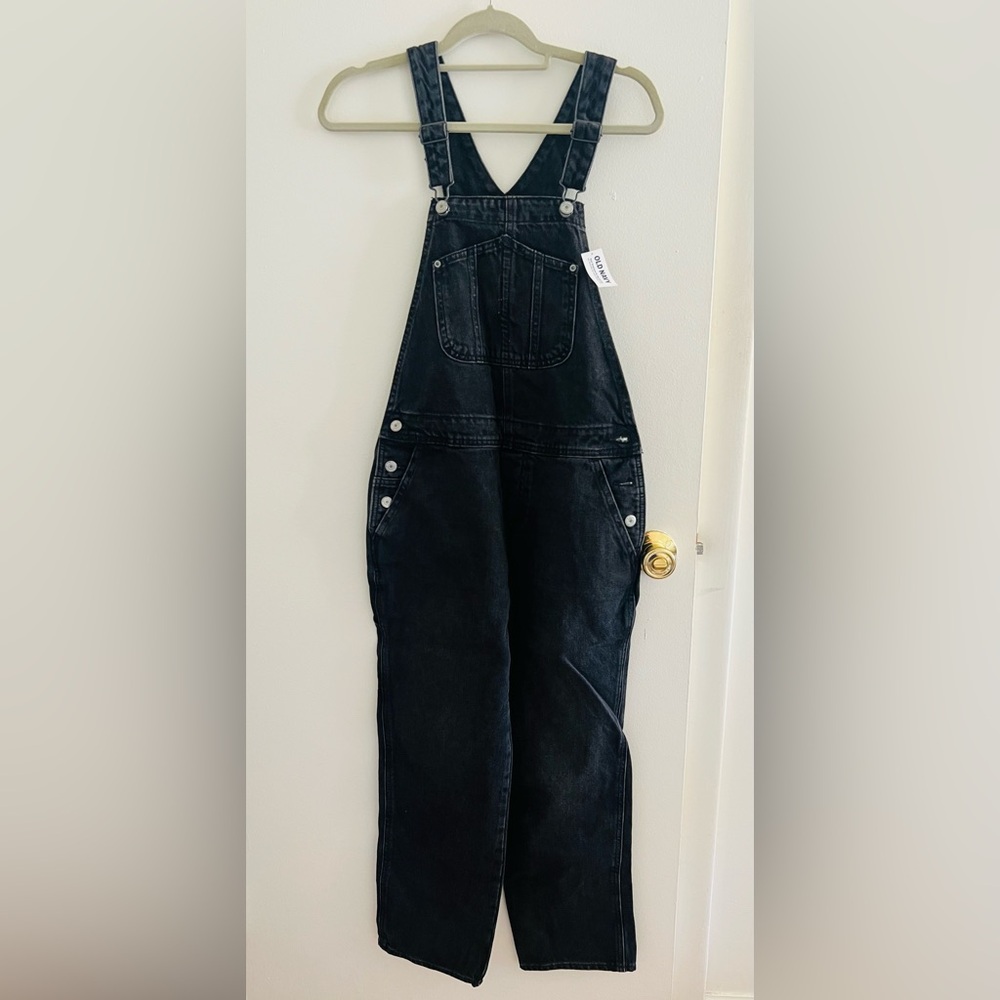 Old Navy Dark Denim Overalls